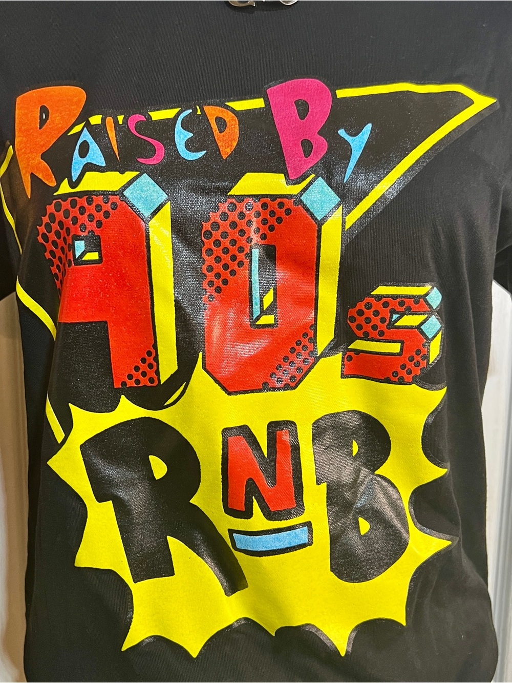 Wms Cotton Graphic 90s R&B Colorblock Dopamine Streetwear Urban T Shirt S - Picture 2 of 10